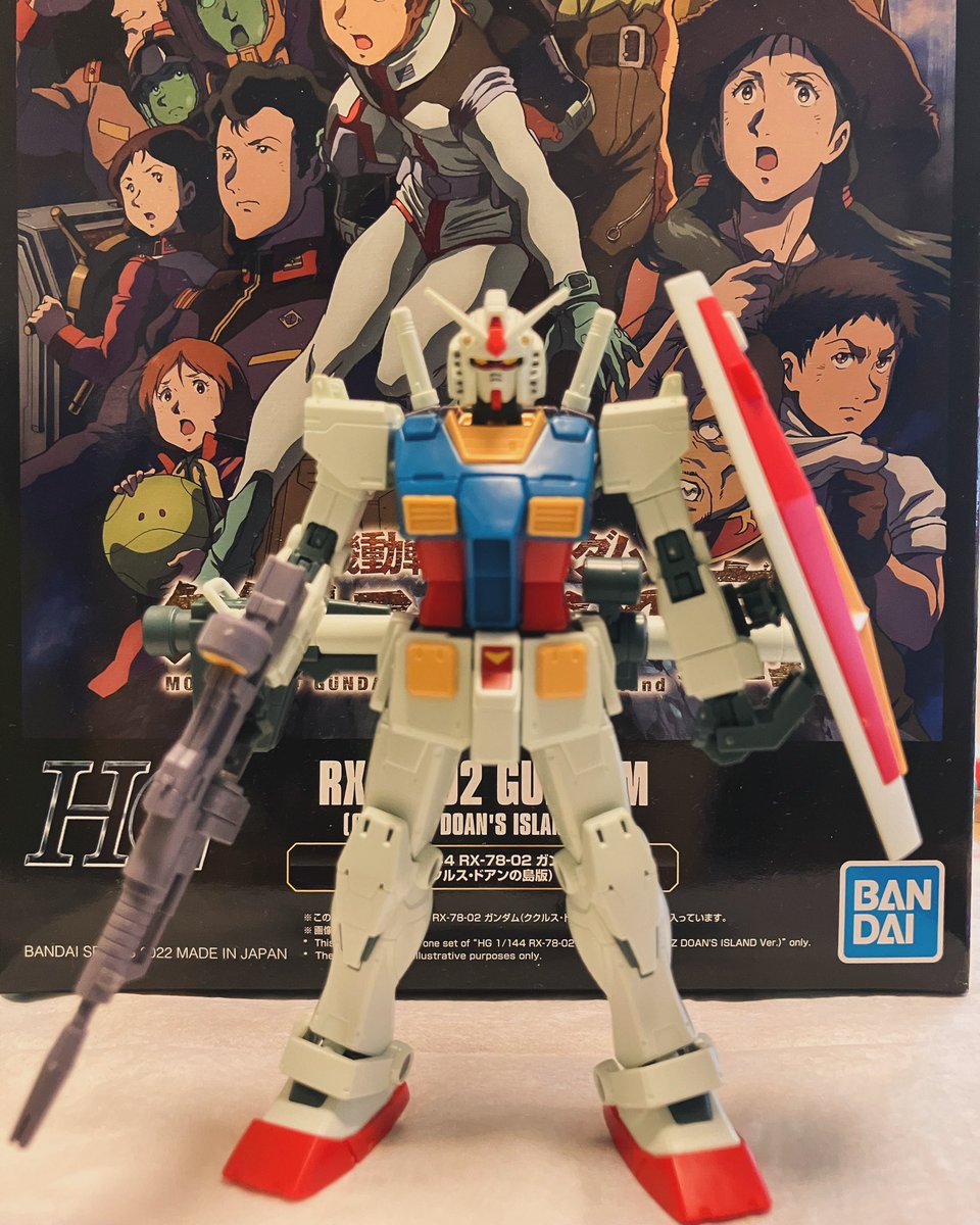 HGガンダム
ククルス・ドアンの島Ｖｅｒ．
素組み完了