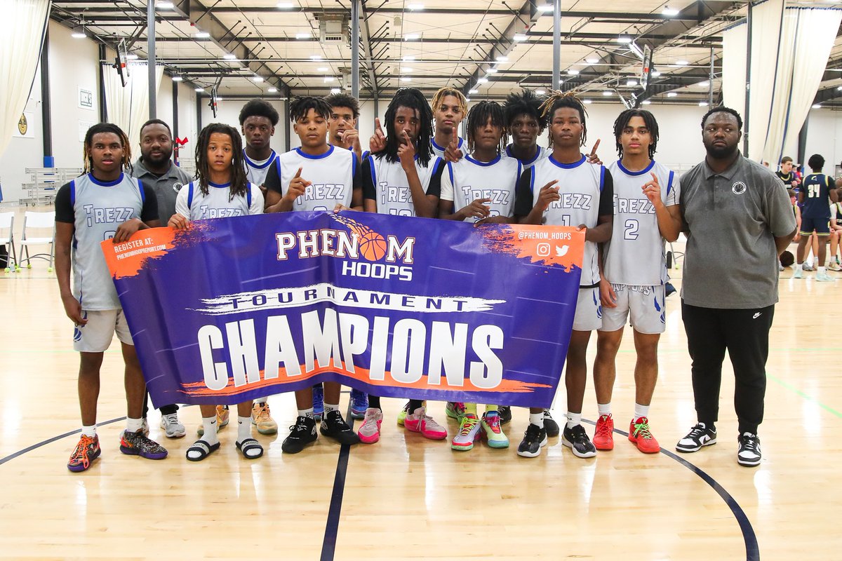 Congrats to Team Trezz for winning the 16u Bracket at the #PhenomHoopStateFinale