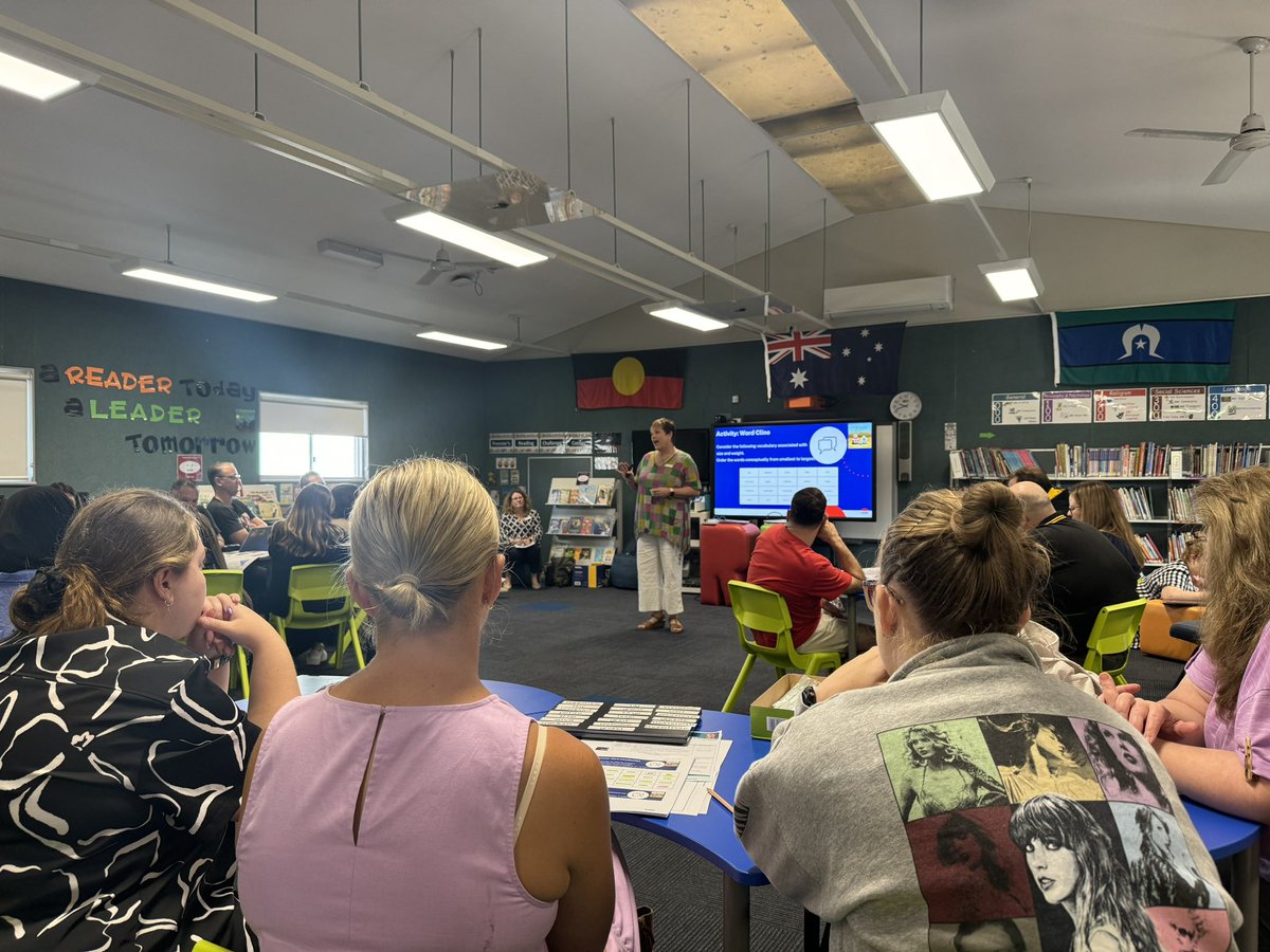 School Development Day kicks off with high quality professional learning @LurneaPS in term 2 - explicit teaching, with a particular focus on vocabulary development and teaching P-6. A wonderful launch of Strategic School Support! 👏🏼 @k_rigas