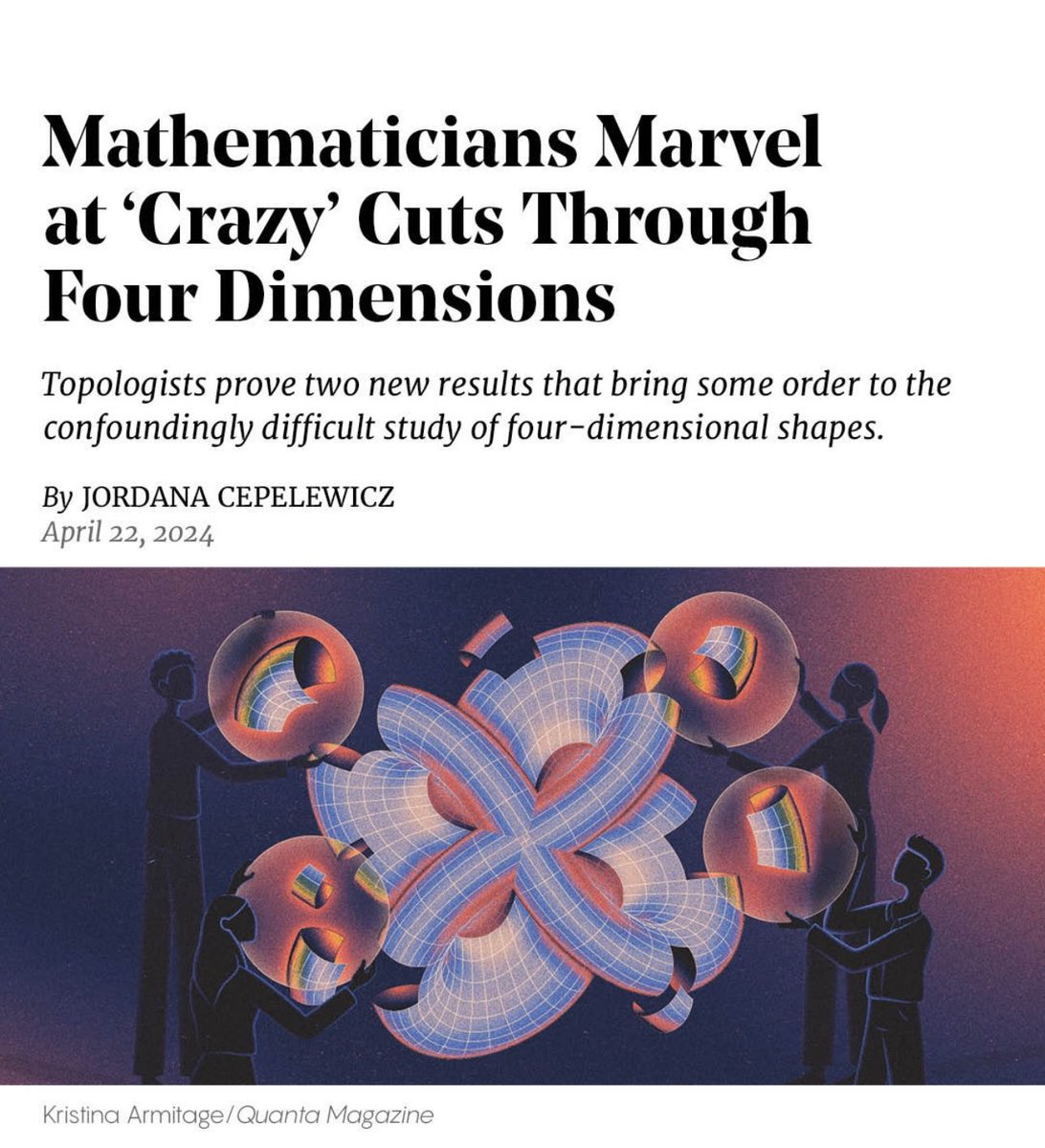 After reading <a href="/miqueldepalol/">Miquel de Palol</a> he made me fall in love with mathematics 👁️ , there’s something poetic about higher dimensions also thanks to you <a href="/TheUntranslated/">Andrei</a>