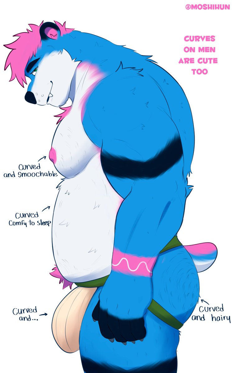 curves on men are cute too 🩵