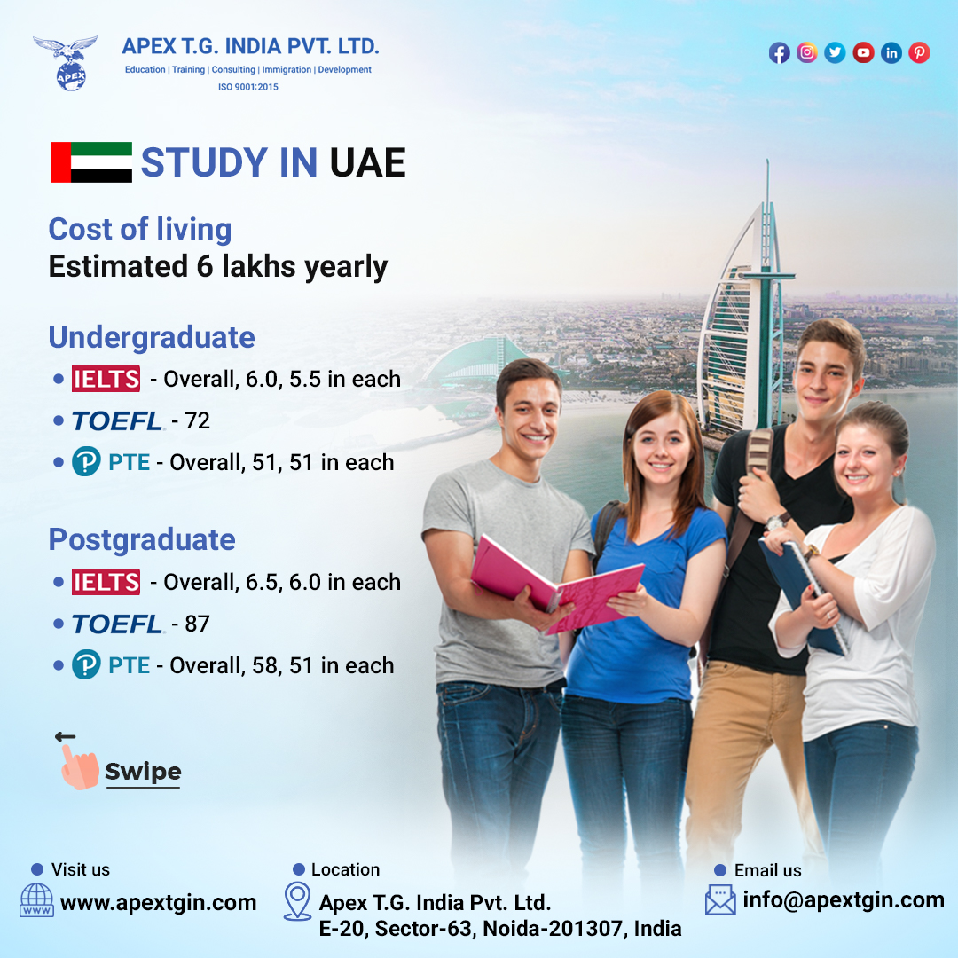 ApexTGIndiaPvt's tweet photo. Discover your academic future in the UAE! Explore undergraduate and postgraduate courses with Apex TG India as your trusted guide.
❤
Visit https://t.co/Y1XvkaYqJq for more info.
.
#StudyInUAE #UAEEducation #UndergraduateCourses #PostgraduateCourses #ApexTGIndia #UAEUniversities https://t.co/mcRMiGUxXO