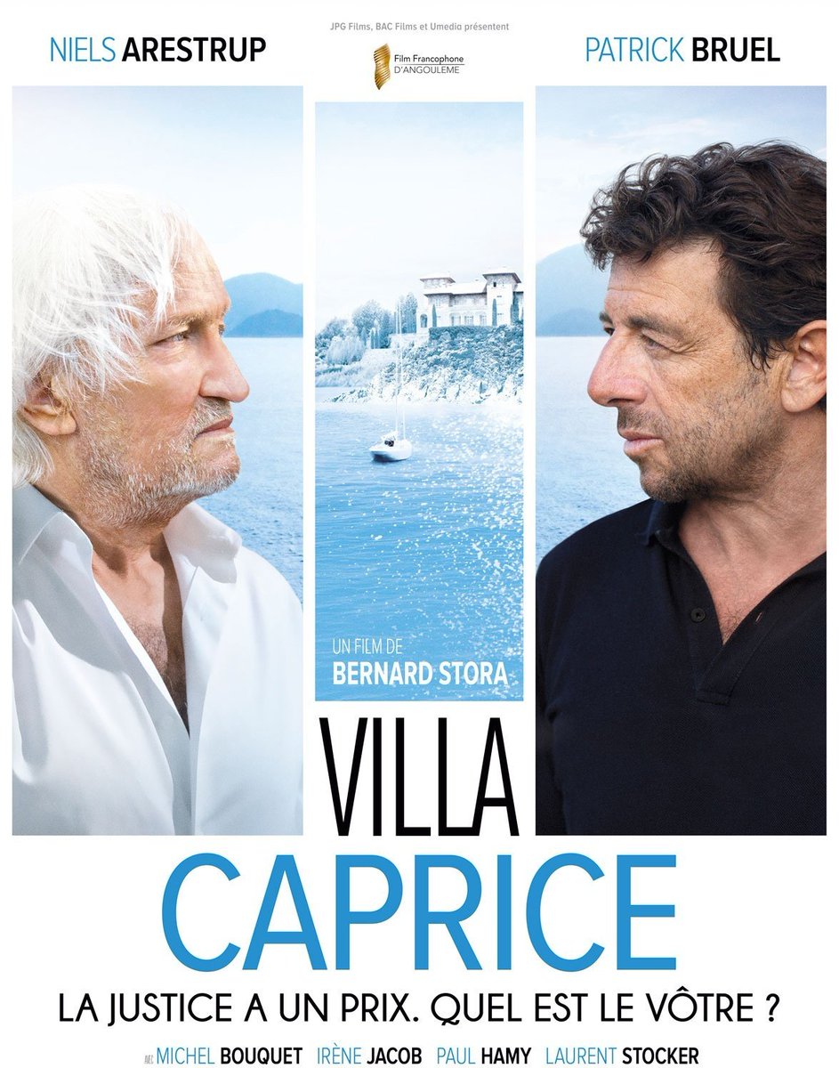 Coup de projecteur Aujourd'hui 🎬 sur @FranceTV Ce soir à 21h10 sur France 3 Le film 'Villa Caprice' @PatrickBruel Nels Arestrup A ne manquer ! Rdv devant le poste de télé 📺 Bon Lundi à vous🥰