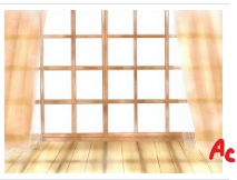 indoors no humans window border curtains wooden floor sliding doors general  illustration images