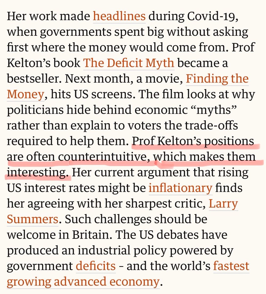 Guardian opinion piece on MMT accidentally lets slip the massive defect in their epistemology.
