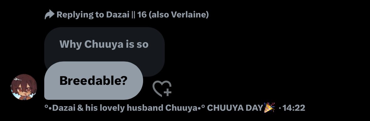 📸 chuuya-san please get your husband right now