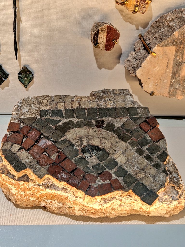 #MosaicMonday Wroxeter - Fragment of mosaic floor from the townhouse excavations in 1914. 📷 My own. #Archaeology #History