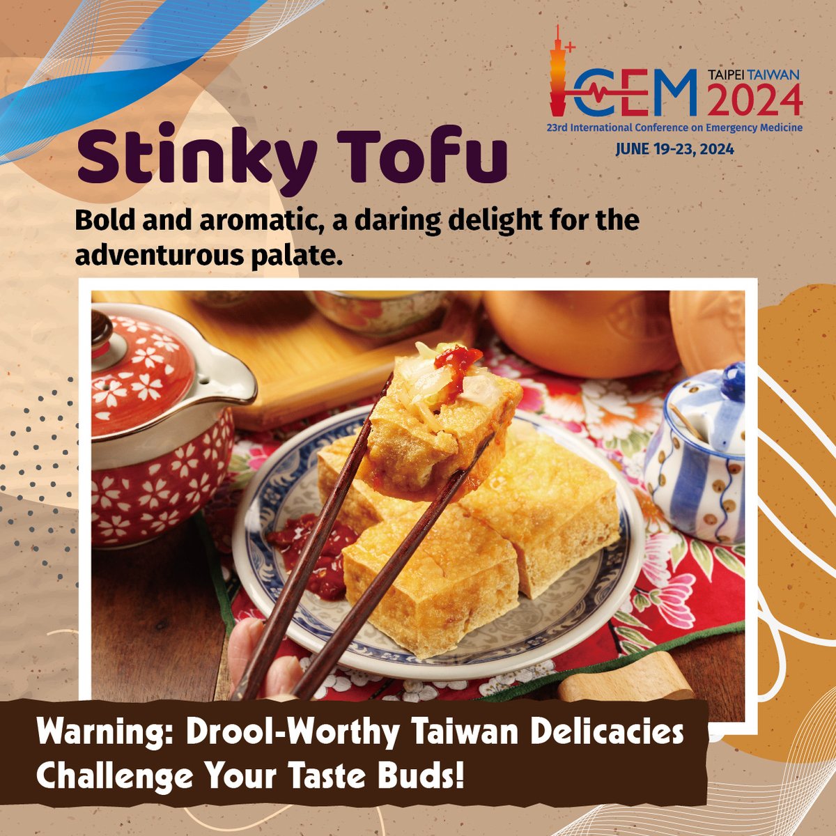 Don’t miss out on experiencing stinky tofu! Register for ICEM2024: icem2024.com