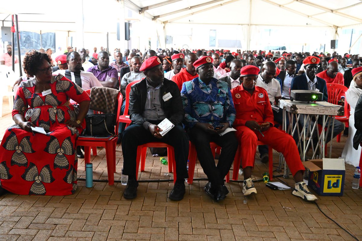 Since yesterday, the @NUP_Ug Registrars from all Constituencies & Focal Persons for all Districts have been meeting at the Party Headquarters for training. Today, @HEBobiwine will officially launch nationwide membership registration ahead of the party structures building exercise