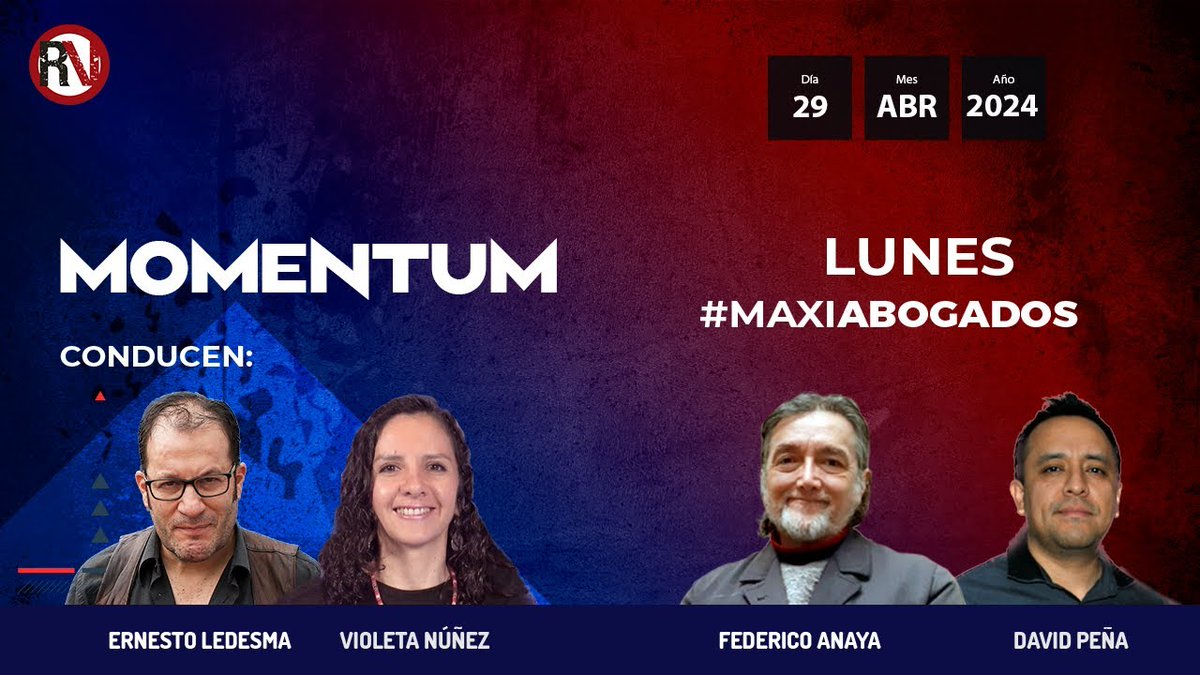 MOMENTUM 29 / ABRIL / 2024 dlvr.it/T68S8n vía @RompevientoTV