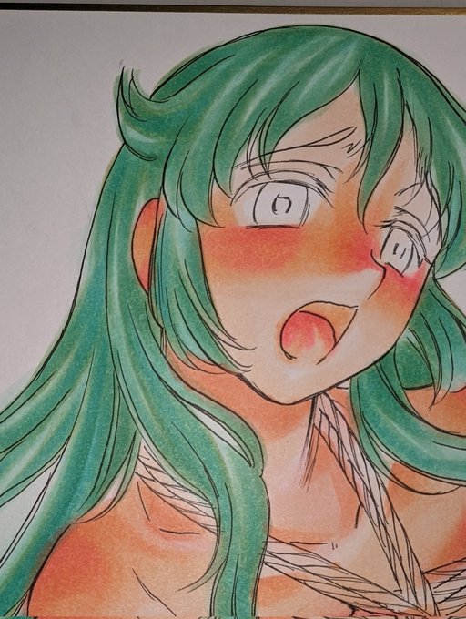 色紙十枚目進捗。
今日中に完成させたいですね😅💦💦

#美少女パラダイスGWスペシャル 