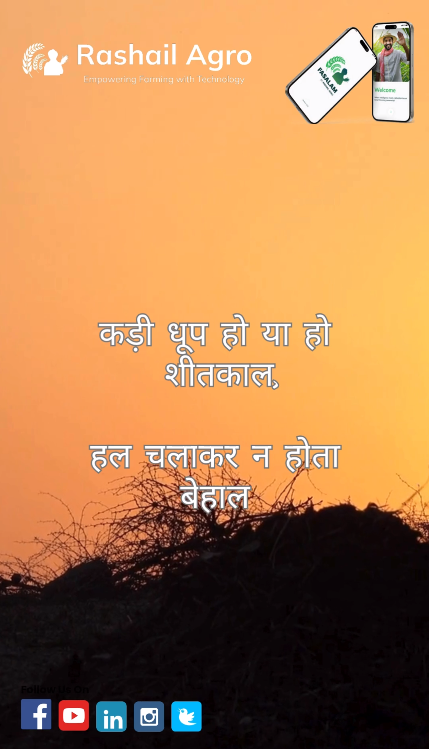 खुदा की रहमत, किसान की मेहनत, खुशियों का खज़ाना। हर खेती में बसती है खुशियों की बहार, भर देती है जीवन को रंगीन रोशनी की तार

#iotinagriculture #agriculture #farming #agribusiness #farmers #farmlife #agriculturelife #agtech #sustainablefarming #smartfarming