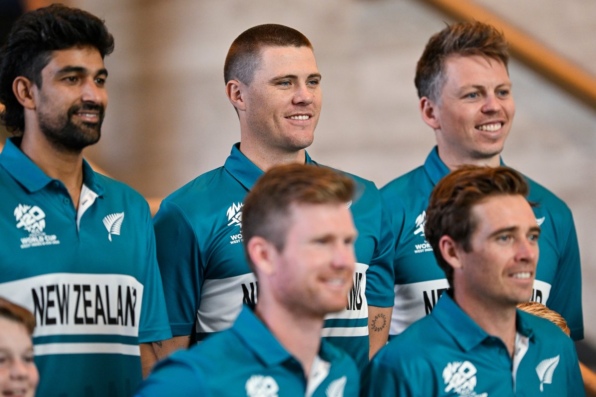 Frames from today's @t20worldcup squad announcement in Auckland 🏏 #T20WorldCup