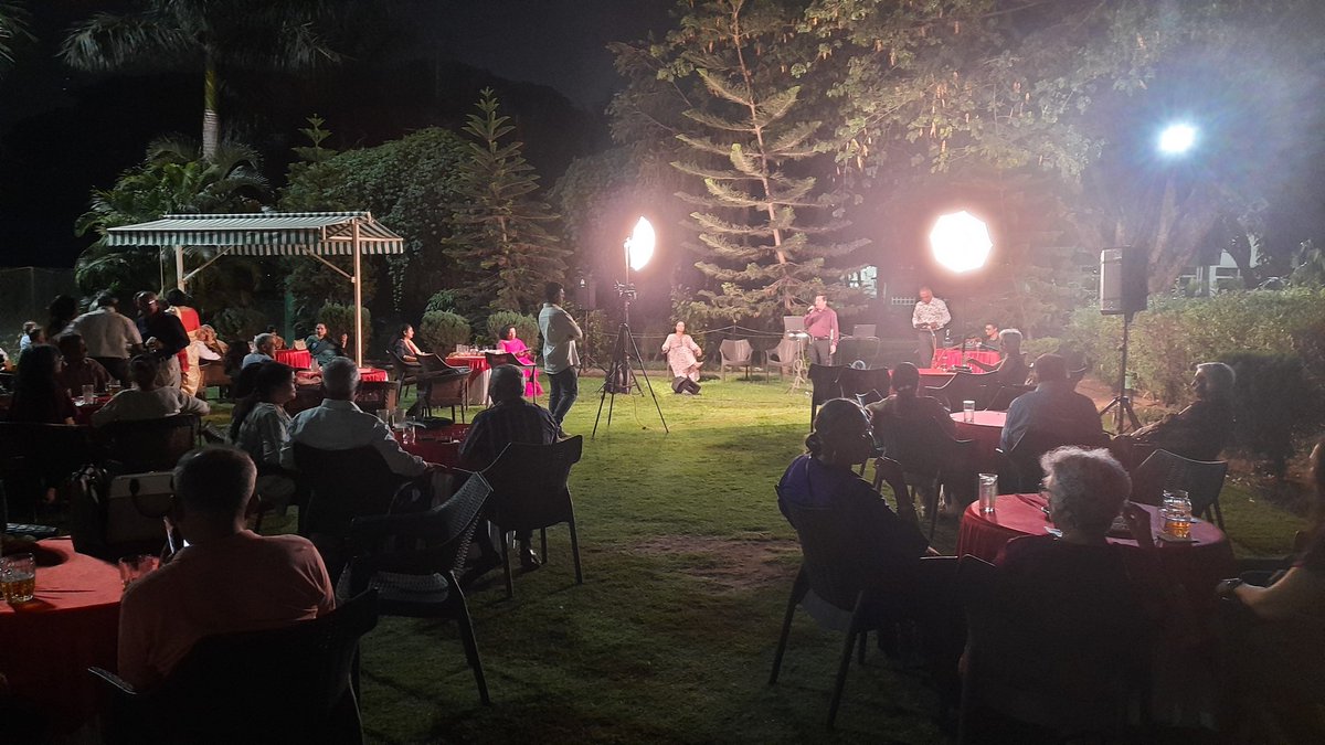 #NFPC #Pune 
Music Dance and Sumptuous Dinner 
Lovely Musical Evening by Navy Foundation Pune Chapter (NFPC) Dinner at RSI Golf Course COM Pune on 28 April 2024