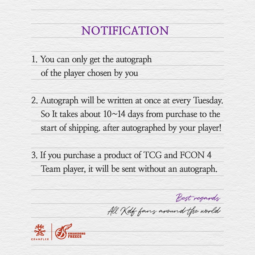 Hello KDF fans from all over the world!
Today we prepared global shop only event for you.
It's not now or never but don't miss this chance!

🛒- en-freecs.shop

#GOKDF #KDFWIN #BITEIT #ONTHEGAME