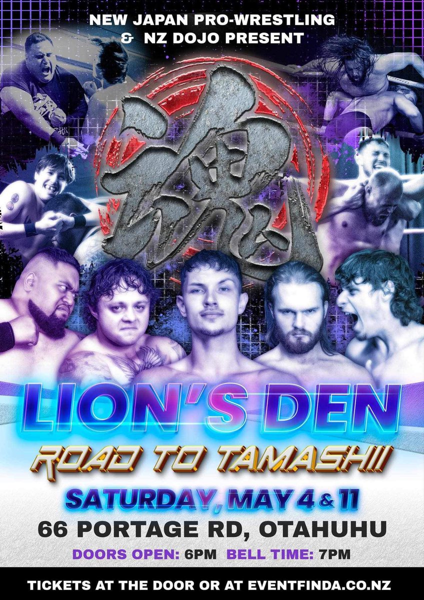 JohnnyGardnerNZ's tweet image. Action packed month coming up! 💪@NJTamashii @FaleDojo @njpwglobal 
.
.
.
#ProWrestling #njtamashii #faledojo #nzdojo #njpw #njpwworld