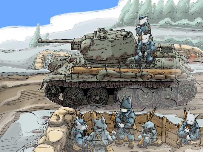 「マシンガン 戦車」のTwitter画像/イラスト(新着)