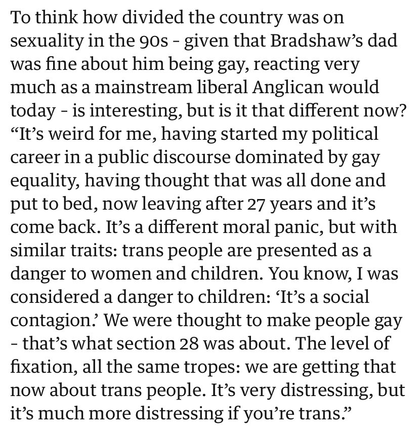 Ben Bradshaw is stepping down as an MP this GE. Elected in 1997 amidst horrifying homophobia, his thoughts on trans are a timely reminder to us all.
