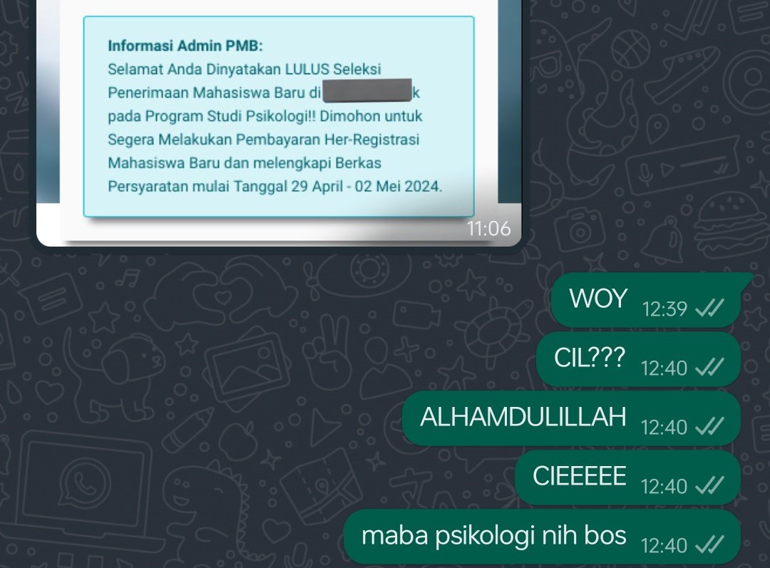 udah bukan pacar lagi, tapi sekarang giliran anak kecil ini yang join kampus kampusan.