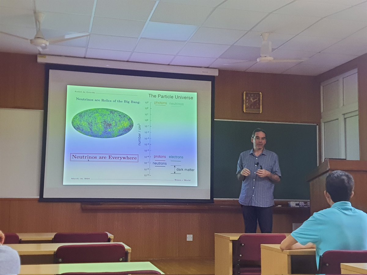 PHYSICAL SCIENCE COLLOQUIUM. 
Andre de Gouvea, giving voice to the introvert of particle physics 'THE NEUTRINO'