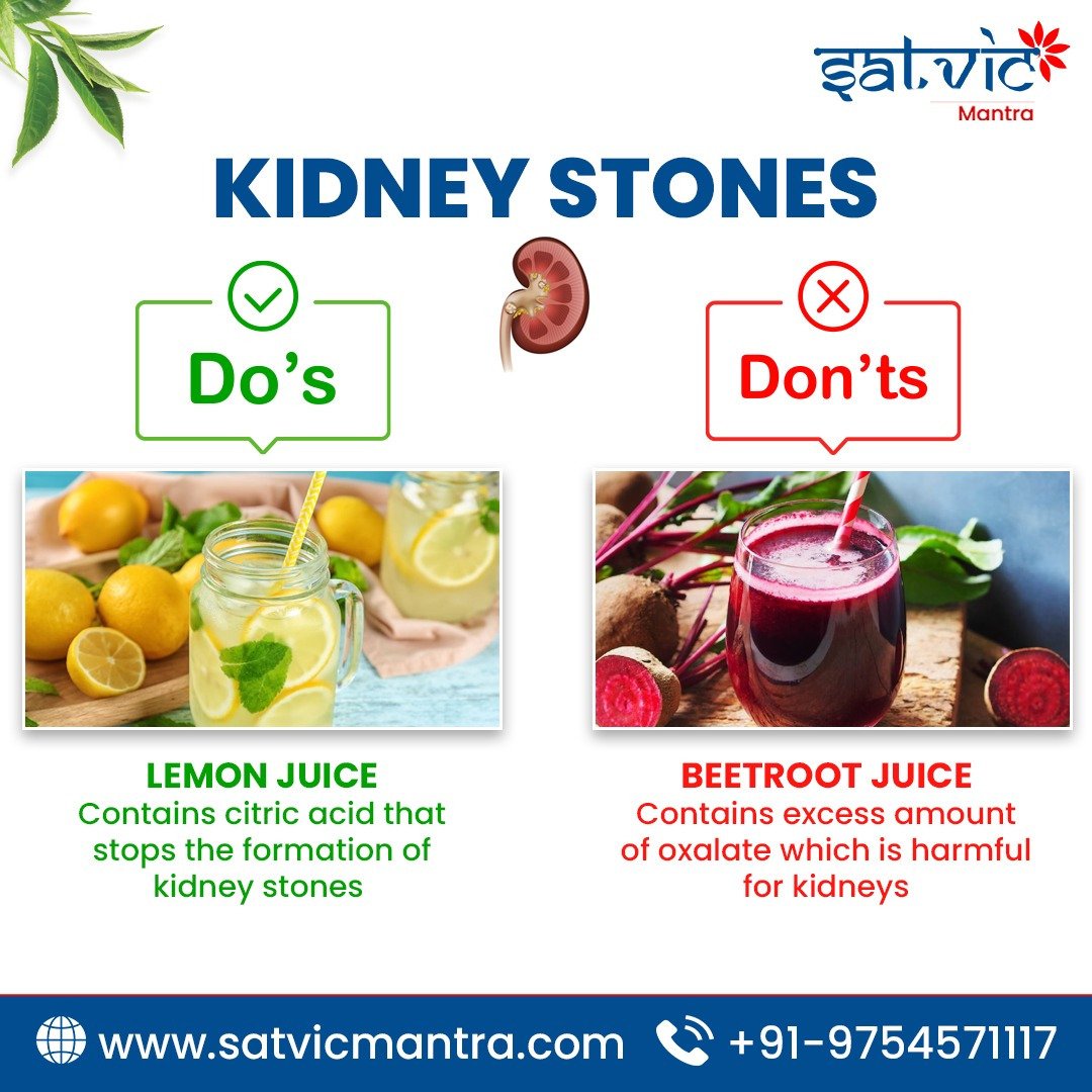 Tips for Dealing with Kidney Stones - What to Do and What to Avoid. Learn easy ways to manage kidney stone pain and keep discomfort away!

Call us at +91-9754571117 or visit our website satvicmantra.com 

#chronickidneydisease #diabetes #kidneystonepainrelief