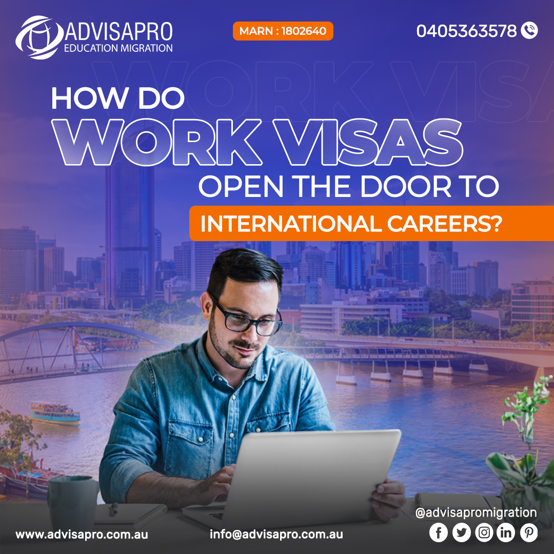 How do Work Visas Open the Door to International Careers?

🌐: Know More @ shorturl.at/dfgpH

#WorkVisa #WorkVisaAustralia #MigrationServices #ImmigrationAgent #VisaServiceProvider #VisaToAustralia #VisaGranted #VisaConsultant #Achievement #Advisapro #Australia