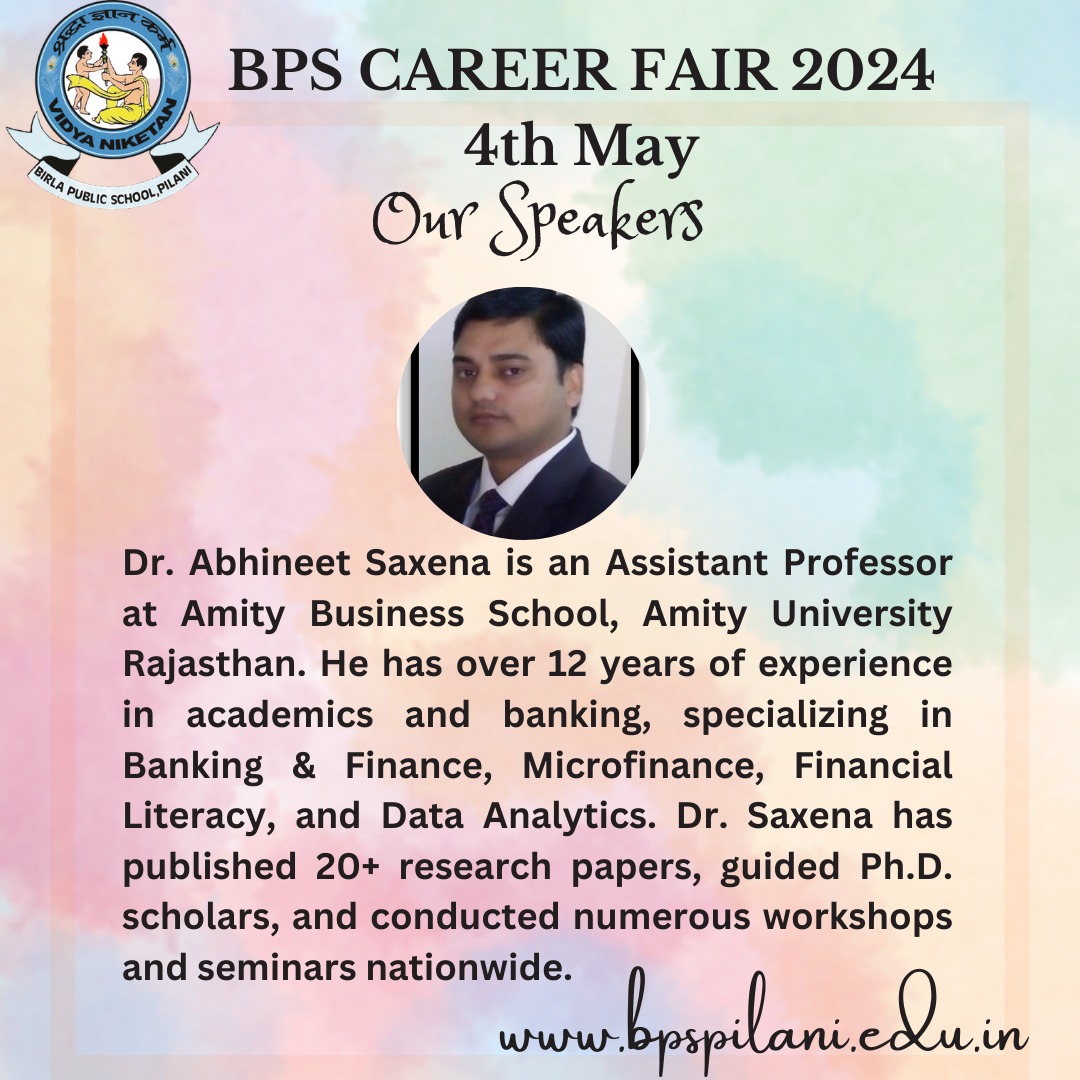 Hear from industry experts at the BPS Pilani Career Fair 2024!
#careers #CareerFair2024 #bpscareerfair2024 #betpilani #educationforall #bestschoolinindia #BPS #TopRankedSchool #topschool