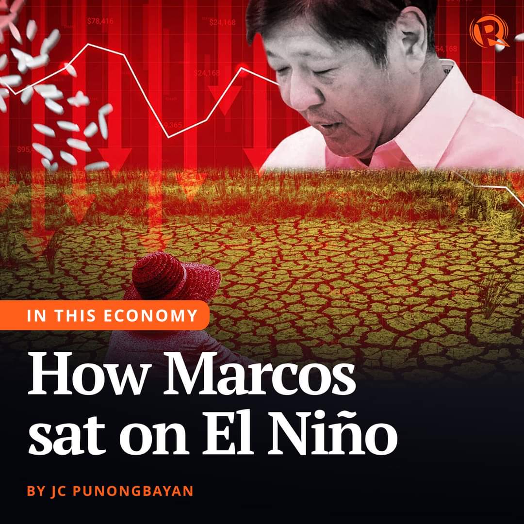 'Alas, it was only on January 19, 2024 that Marcos finally signed Executive Order 53 'Reactivating and Reconstituting the Task Force El Niño.' This is almost a year since PAGASA first raised its El Niño alert.' 🔗rappler.com/voices/thought…