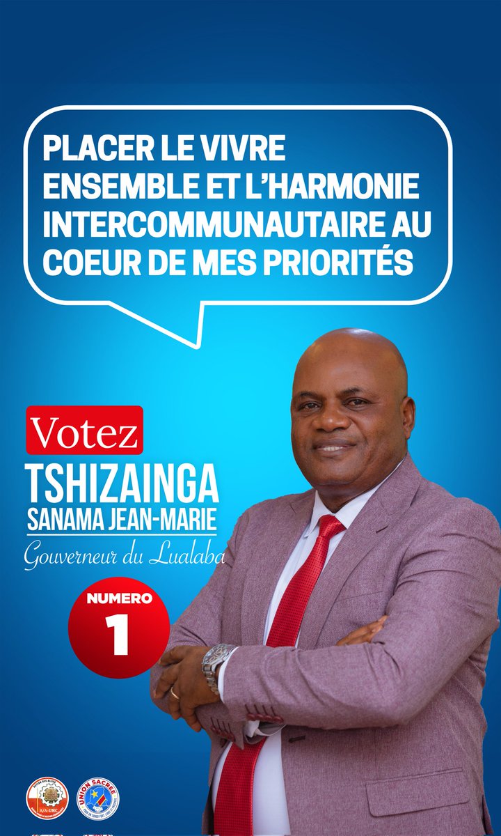 #Tshizainga2024 
#TshizaingaGouverneur 
#Lualaba