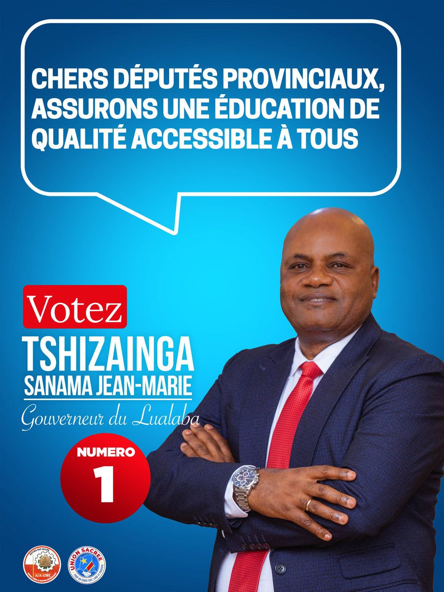 #Tshizainga2024 
#TshizaingaGouverneur 
#Lualaba