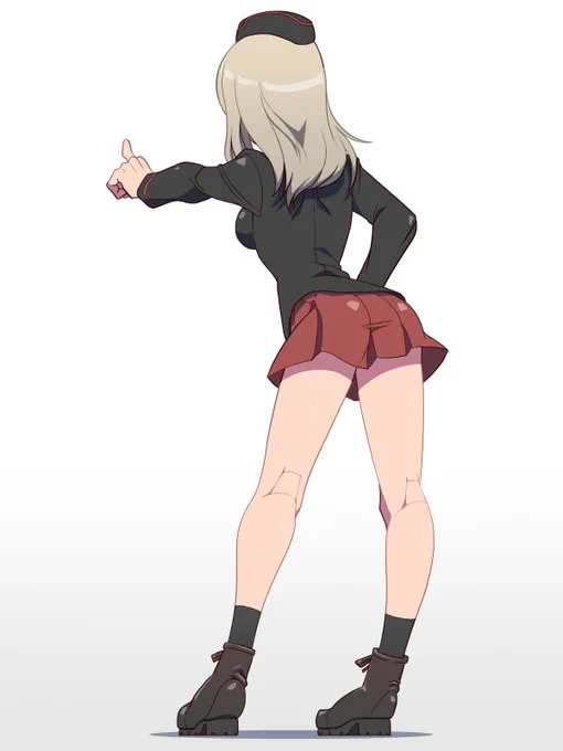 逸見のうしろ#ガルパン 