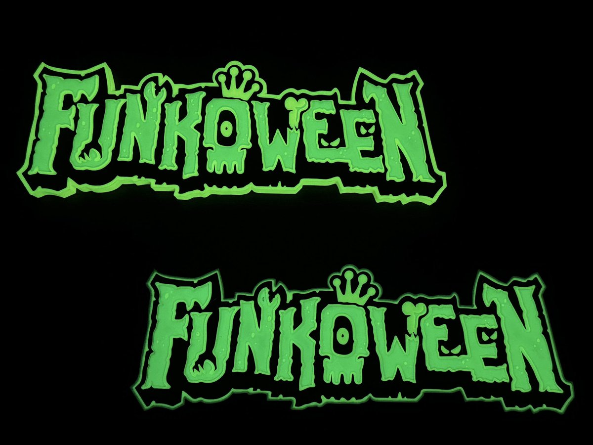 #Funko #FunkoPop #Glow #Funkoween #3Dprinted #sign