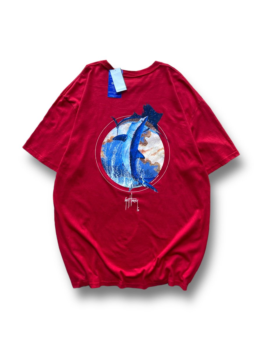 GreenstoreUsed's tweet photo. 📌 Guy Harvey Men's Red T-shirt
Price : 130฿
Size : XL (23/30)
Defect : -
-
-
🛒 #vintagestyle #fashion #เสื้อมือสอง #เสื้��วินเทจ #เสื้อแบรนด์ #เสื้อสเก็ต https://t.co/rxGqZtsYUr