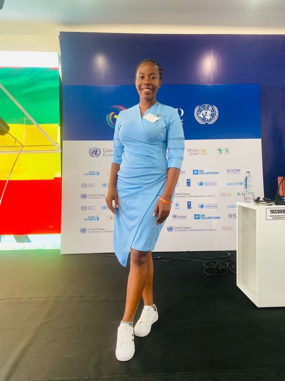 Grateful to have our champion @MercyNkakara at #ARFSD2024 in Ethiopia last week,showcasing our commitment to delivering #SDGs in Africa. Together with @RaisingTeensUg2, @FemnetProg and @UNESCO, let's collaborate for a sustainable future. #ARFSD10. Well done for the good job👏