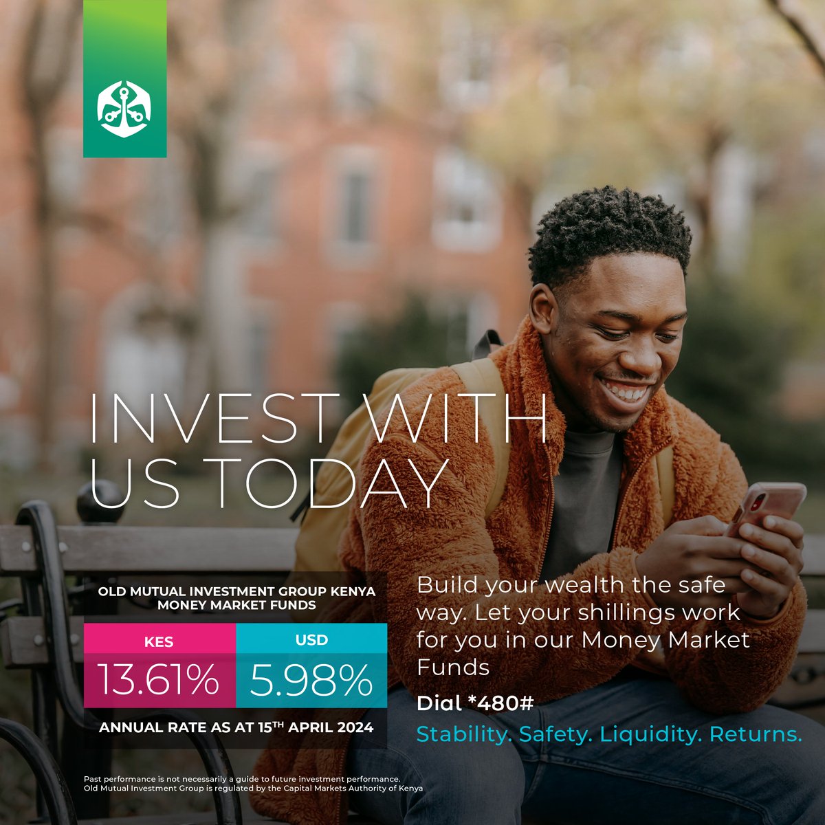 Choose safety and performance! Invest in our Money Market Funds for a winning combination of low risk and high returns. Invest through your phone by dialing *480# #InvestSmart #UnlockingPossibilities