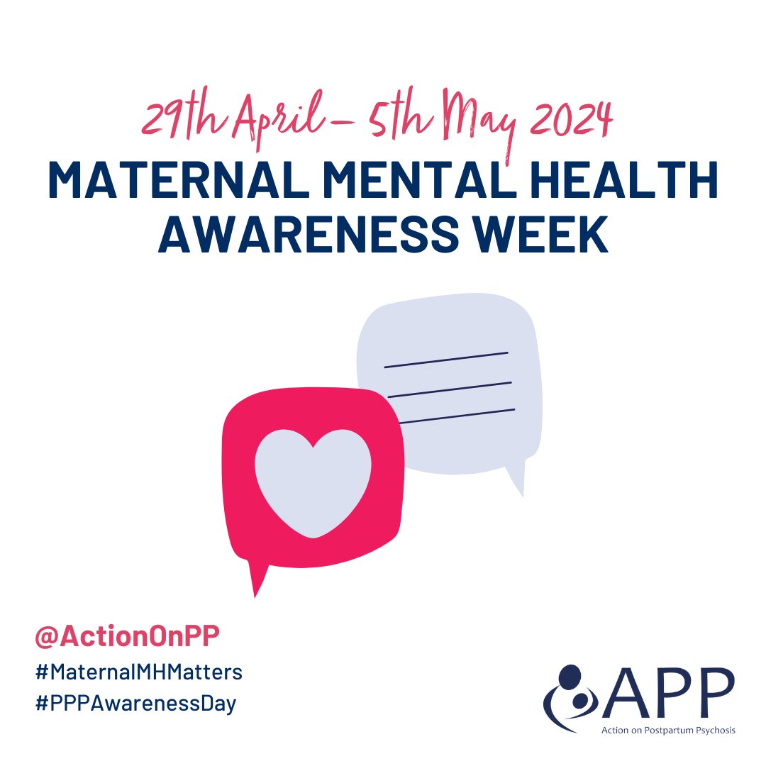 This week, we're shining a light on maternal mental health. Join us for #MaternalMentalHealthAwarenessWeek and help us to raise awareness. Let's get talking about postpartum psychosis. Together, we can make a difference. #MaternalMHMatters #PPPAwarenessDay @PMHPUK @WMMHday