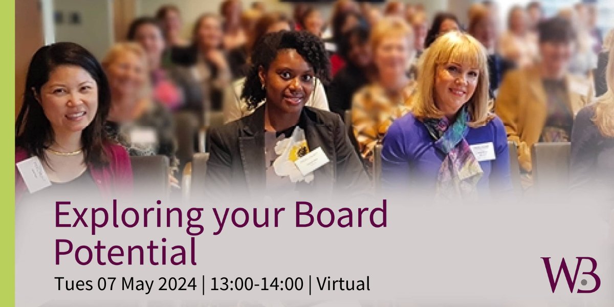 Could you join a board? Join our FREE introductory session to find out whether a board career is right for you and how to get started. Book your free place here >> wbdirectors.co.uk/event/explorin… #WomenOnBoards #CareerDevelopment #CareerAdvice #CareerGoals #WomenLeaders