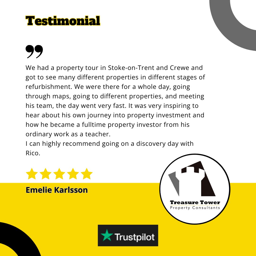 'We had a property tour in Stoke-on-Trent and Crewe and got to see many different properties in different stages of refurbishment.'

--Emelie Karlsson

#investing #business #wealth #success #propertyinvesting #propertyinvestors