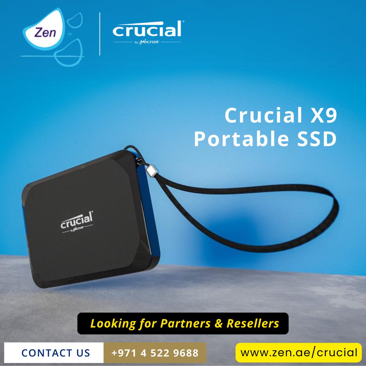 #crucial  Crucial X9 Portable SSD

Looking for partners & resellers.

smpl.is/8nm1s

#3cx #zenitdxb #zenit #businesscommunication #dubaistartup #3cxhosting #simhosting #saudistartups