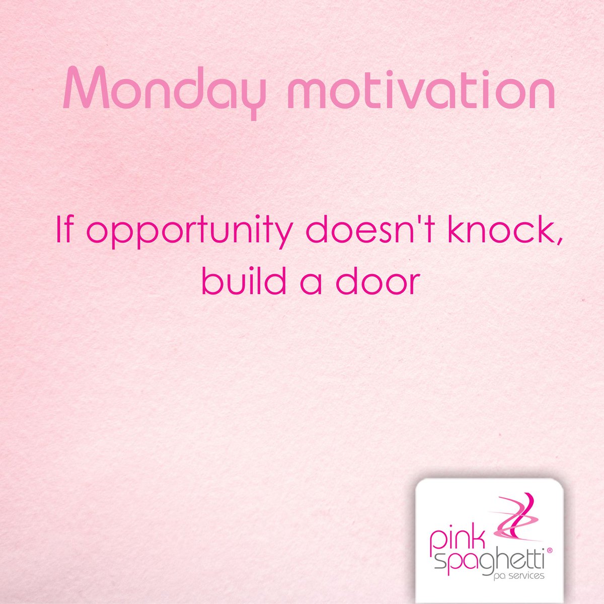 It’s Monday and we hope lots of opportunities come your way this week.

#VirtualAssistants #MondayMotivation #NewWeek #SmallBusinessLife