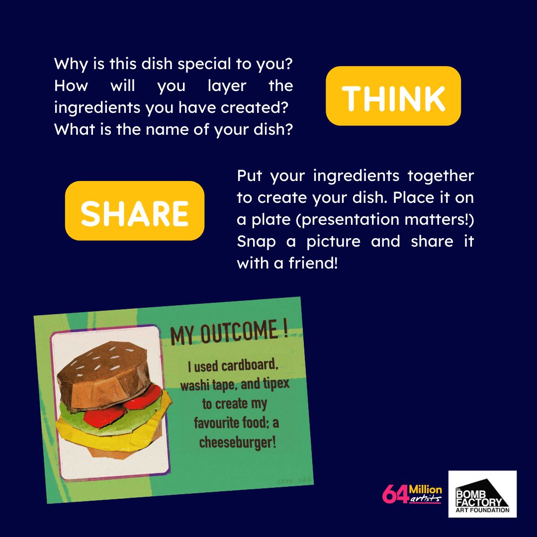 64M_Artists's tweet image. 🎨✨ Love food &amp;amp; creativity? 🍔🍕 Dive into our special prompt by Jaye, an amazing Libyan/American artist passionate about food illustration! 🎨 Reflect on your fave dish, snap &amp;amp; share (no cooking needed!). Tag #CreativePrompt &amp;amp; let's celebrate together! 📸🍽️ #EverydayCreativity