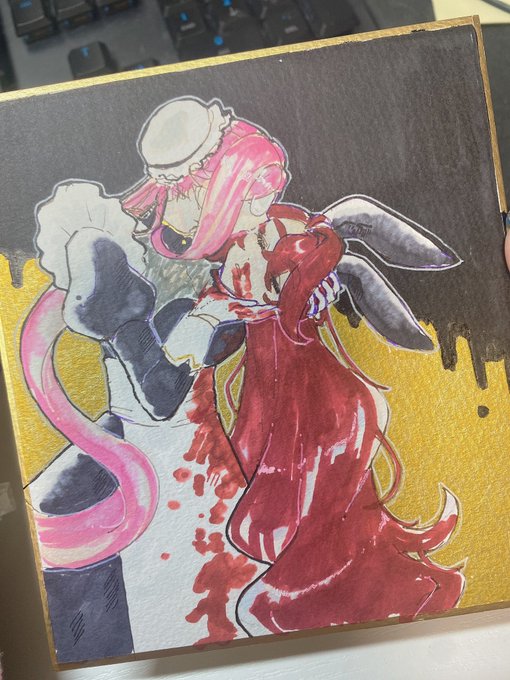 メイド長工場長色紙 