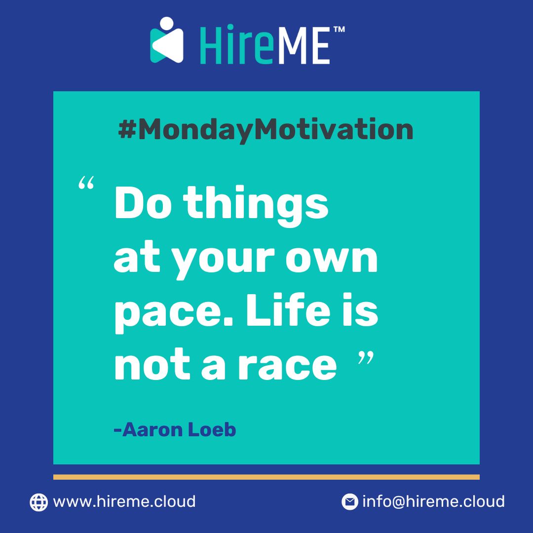Happy Monday!

#HireME #HappyMonday #MotivationalQuotes #MotivationMonday #motivational
