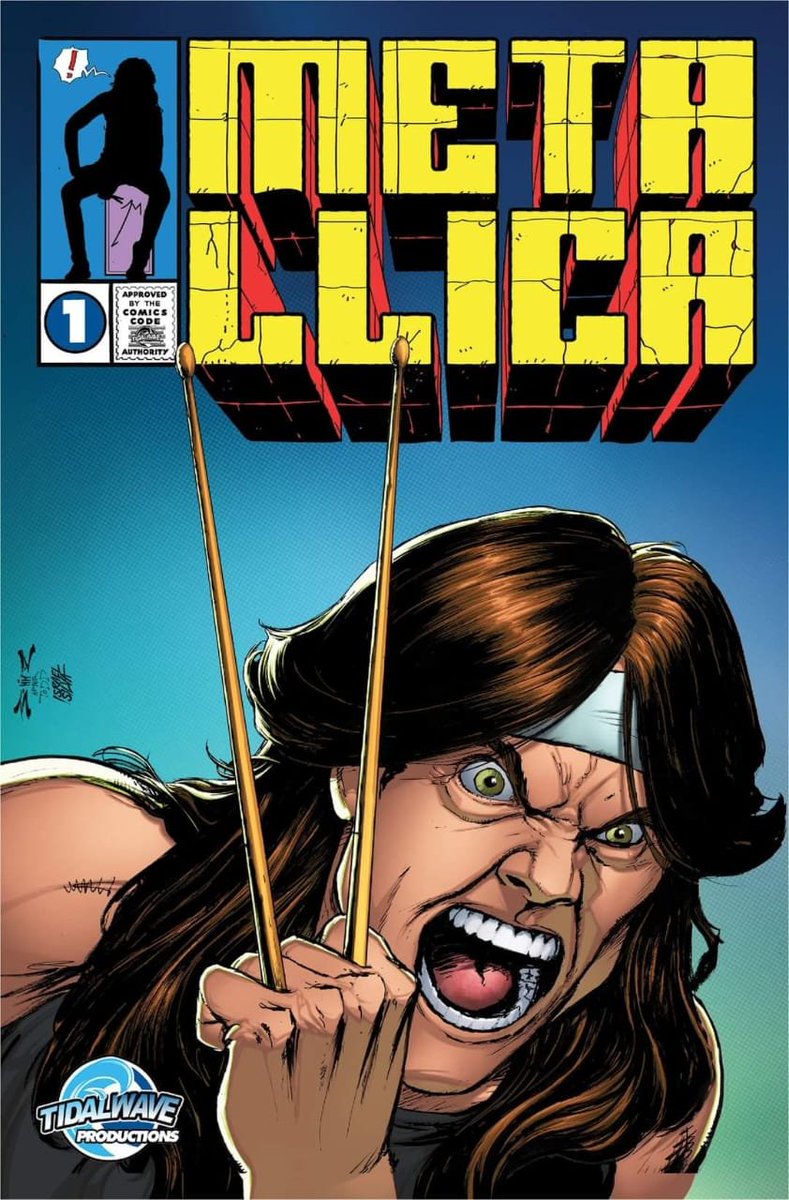 ORBIT: METALLICA Variant Cover , Art by Joe Benitez and Colors by Me. #Metallica