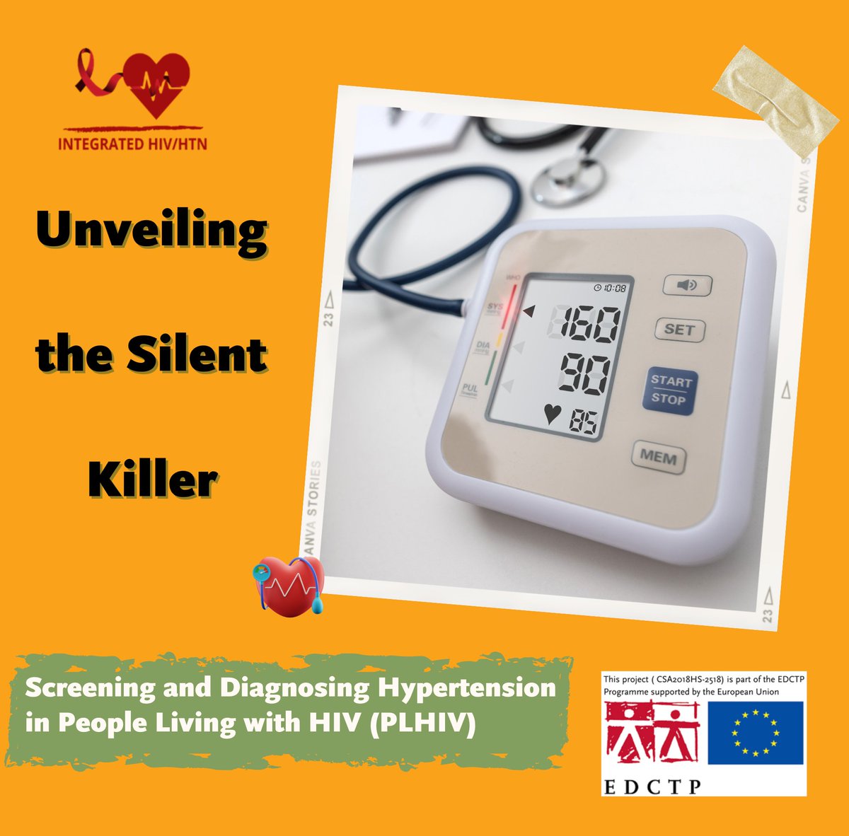 It's time to tackle the silent killer! Click the link to learn more about hypertension screening in the HIV community 👉integratedhivhtn.idrc-uganda.org/Unveiling%20th… #HealthisWealth #hypertension #PLHIV
