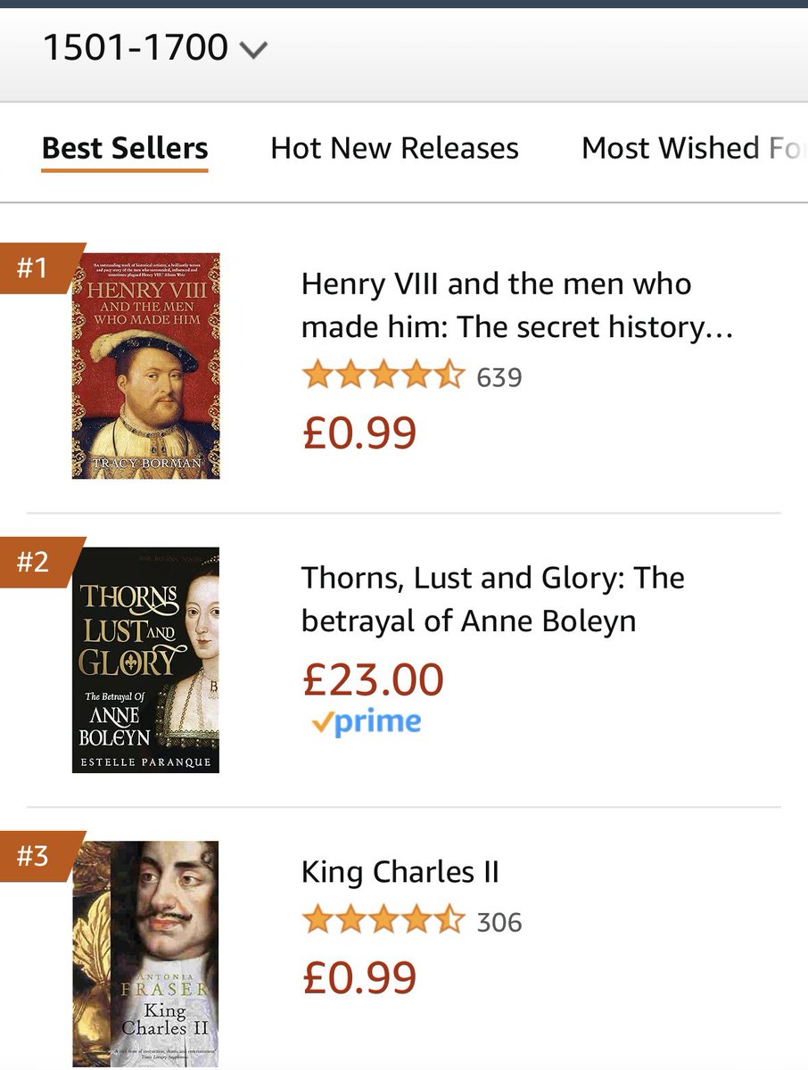 Oh I’m so pleased!! Thank you!! 🙏🏻🙏🏻🙏🏻🥺 Don’t forget that this Thursday I’ll be @Hatchards discussing with @Joanne_Paul_ all things Anne Boleyn. Including her possible LOST LETTERS FROM FRANCE (that I discuss in my epilogue!) hatchards.co.uk/events/the-bet…