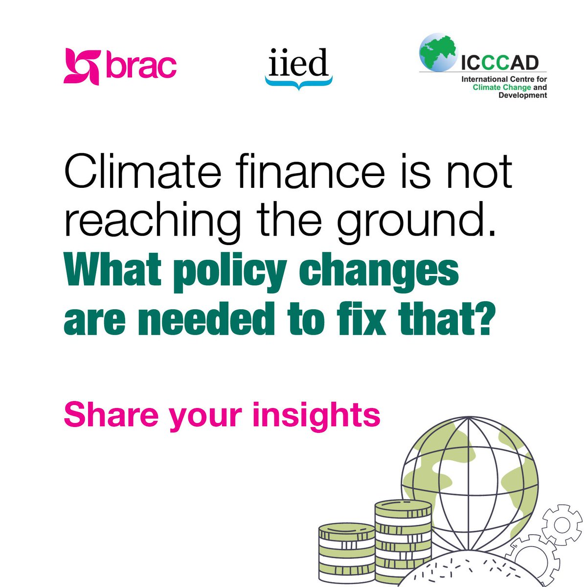 Only 10% of current climate finance has reached the intended, most vulnerable communities. How can we fix this? Share your insights: tinyurl.com/4j5zwamr