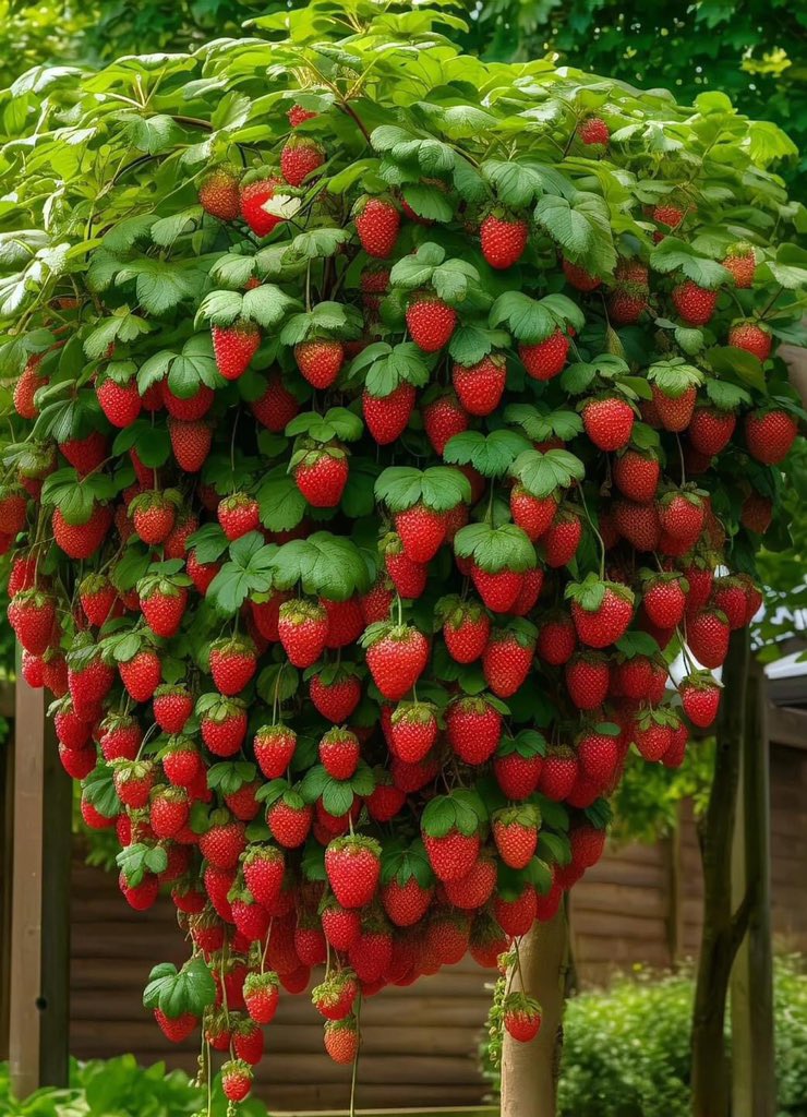 An eyeful of strawberries!