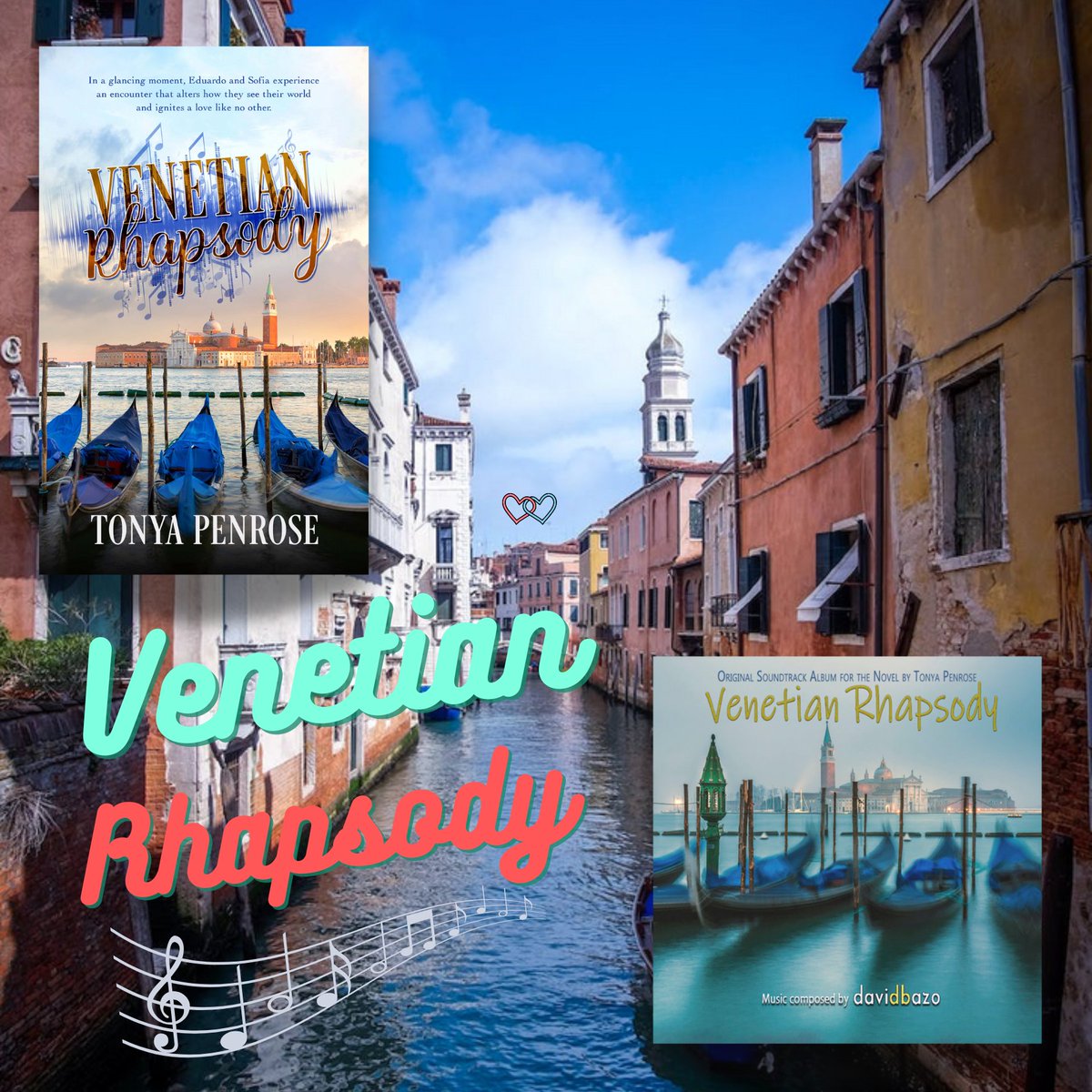 Meet Sofia and Eduardo in the City of Love, where destiny proclaims their reuniting.💕 🎵 VENETIAN RHAPSODY 🎵 Imagined by @TonyaWrites and @DavidBazo ✨💫 📀 davidbazo.bandcamp.com 📘mybook.to/YzPYEgl #Venice 💖 #romance