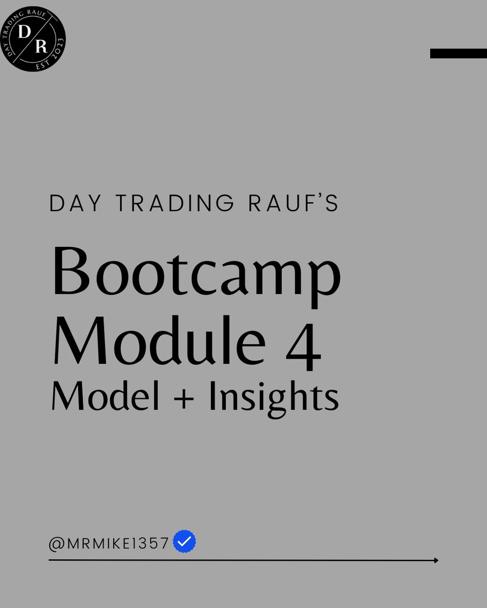 @daytradingrauf Bootcamp Module 4 notes ️ 7 pages...... - المسلسل من ...